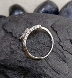 Enamel Silver Ring