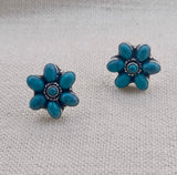 Turquoise Silver Stud