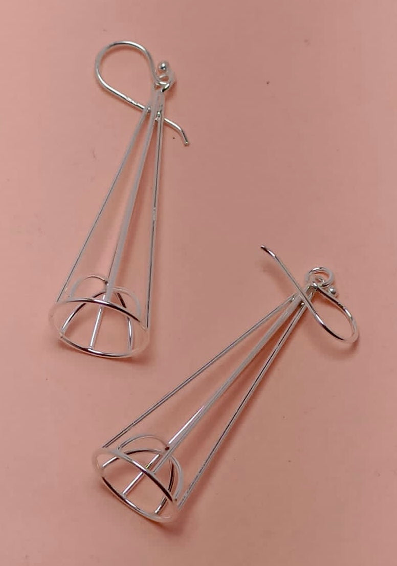 Silver Shell Earrings