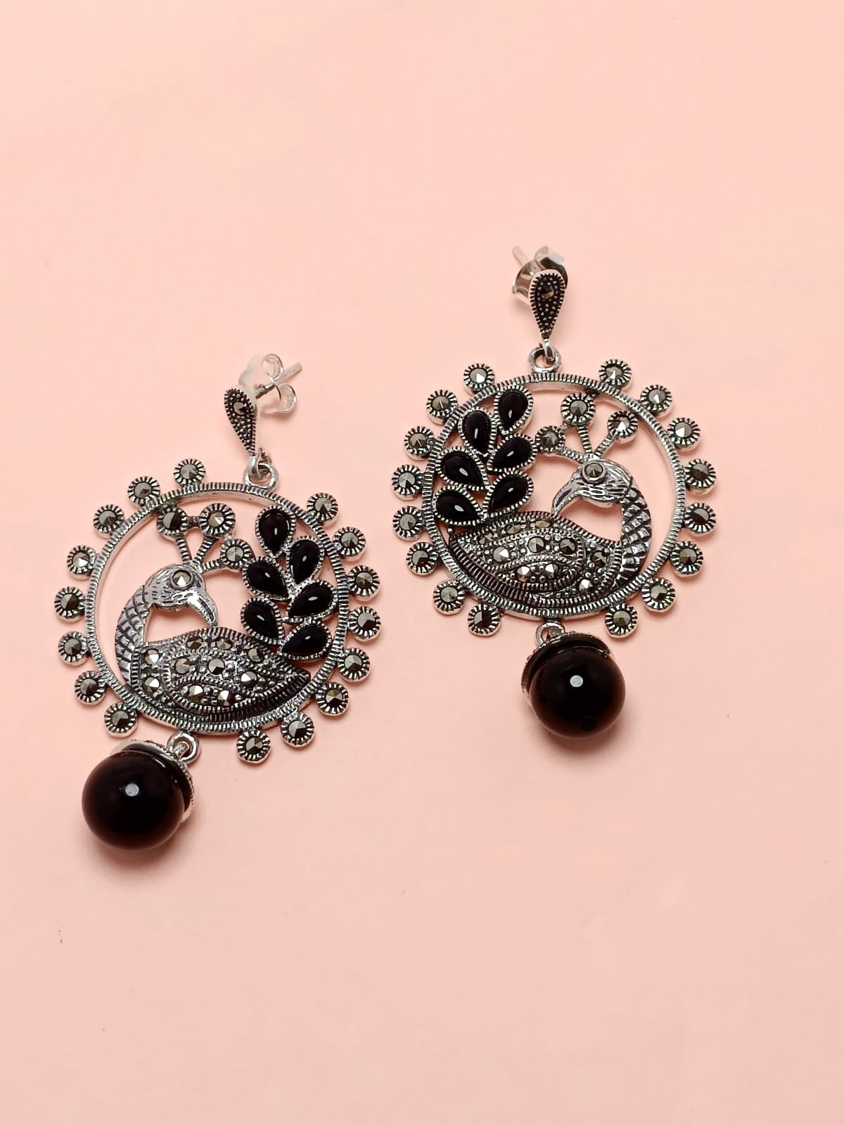 Marcasite Silver Earrings
