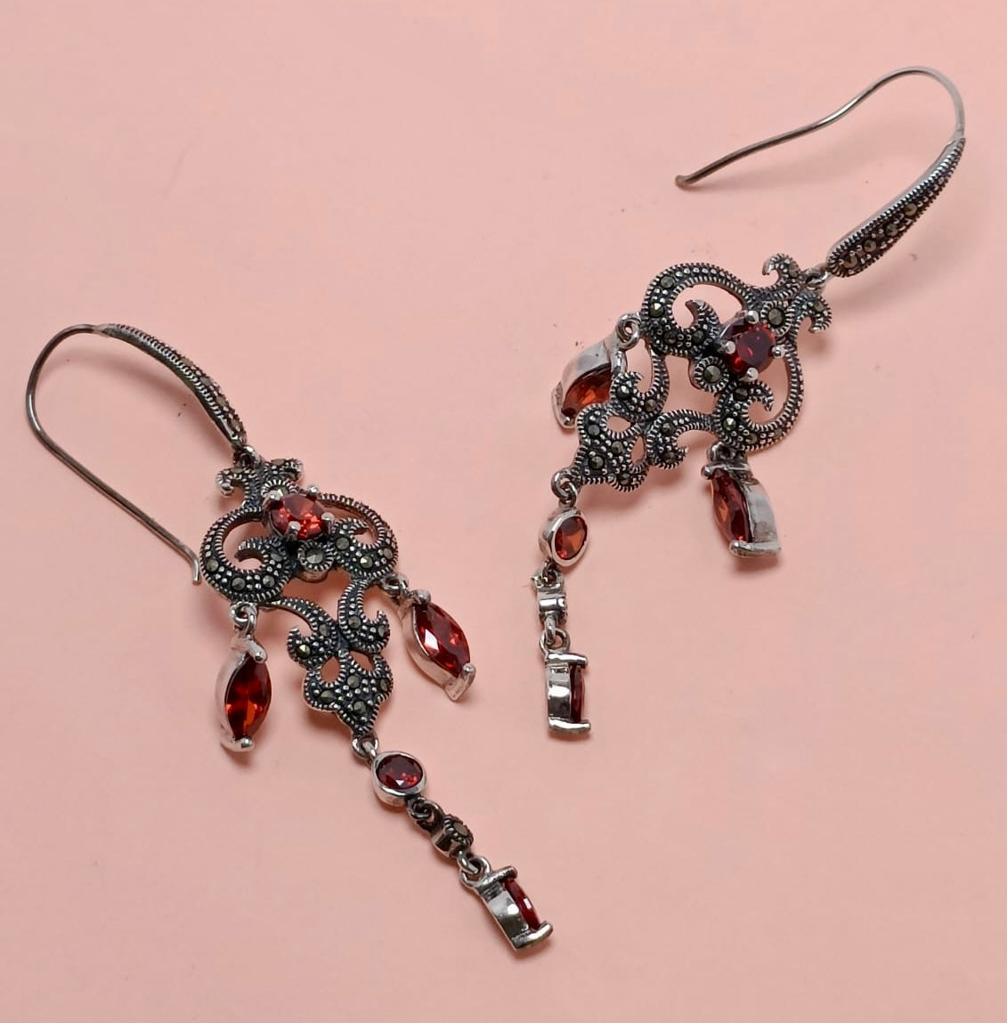 Marcasite Silver Earrings
