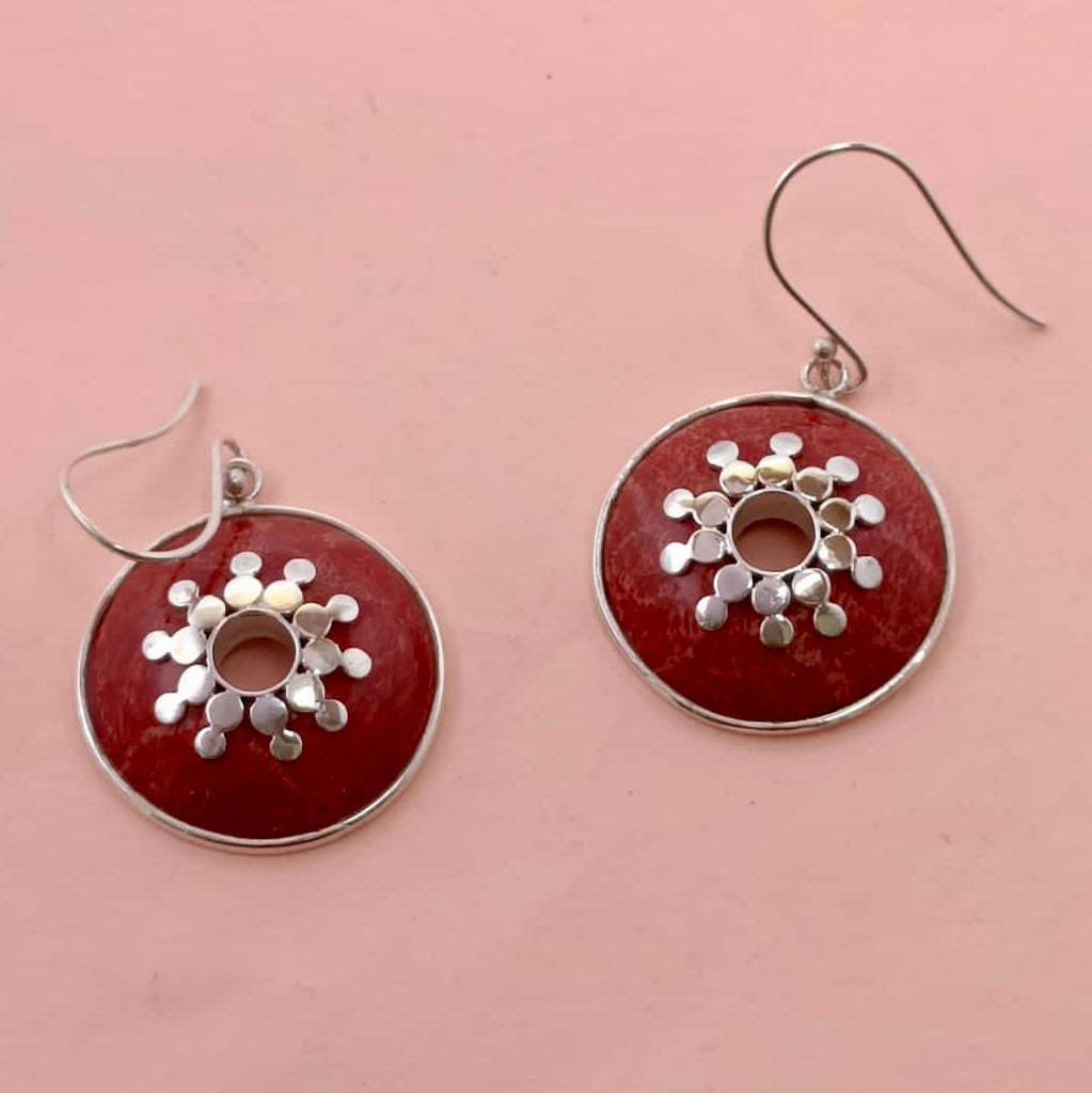 Silver Shell Earrings