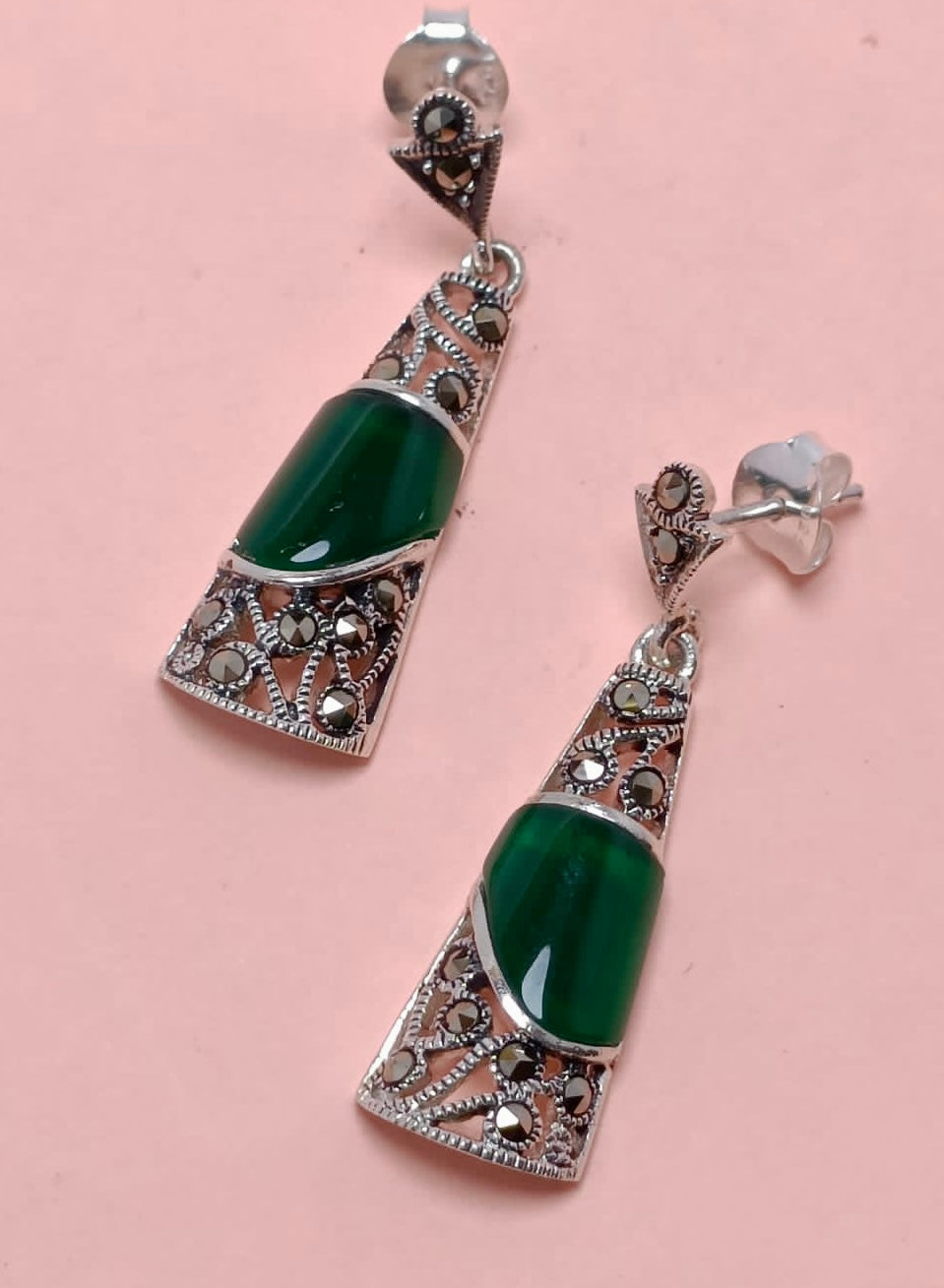 Marcasite Silver Earrings
