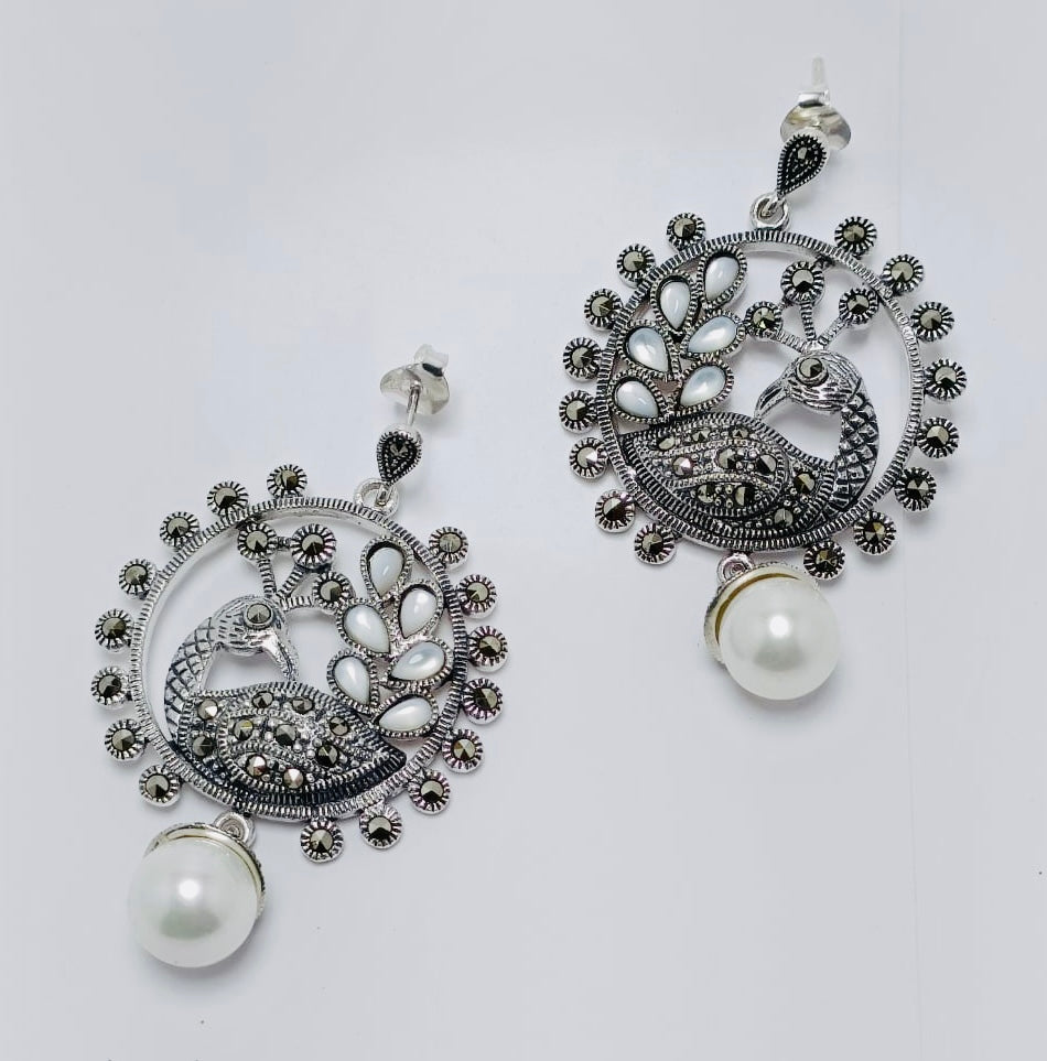 Marcasite Silver Earrings