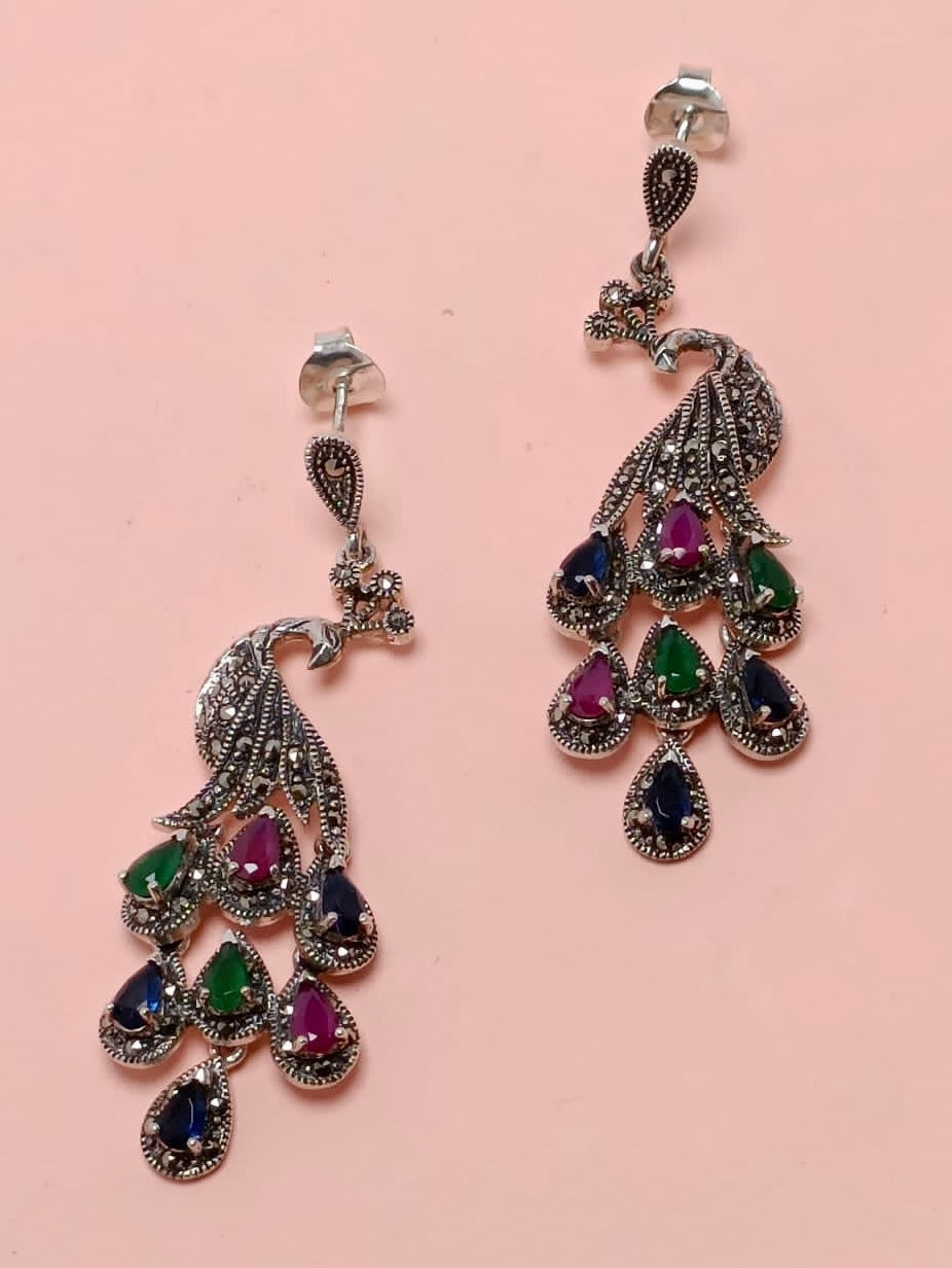 Marcasite Silver Earrings
