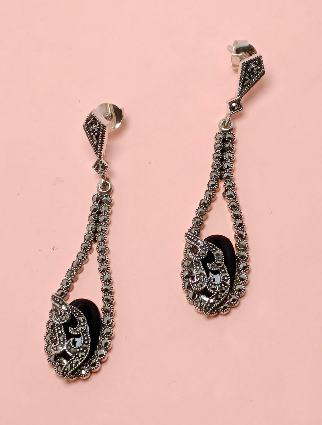 Marcasite Silver Earrings