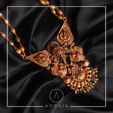 Gold Plated Ganesha Silver Necklace - Angaja Silver