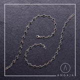 Marcasite Silver Anklet Pajeb - Angaja Silver