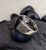 Marcasite Cocktail Silver Ring