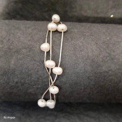 Pearl Silver Bracelet