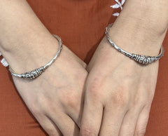 Silver Bangles