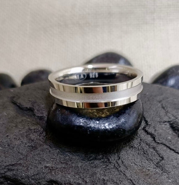 Gents Silver Band Ring