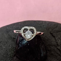 American Diamond Silver Ring