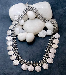 Silver Coin Necklace