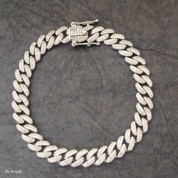 Cuban Link Men's Silver Bracelet