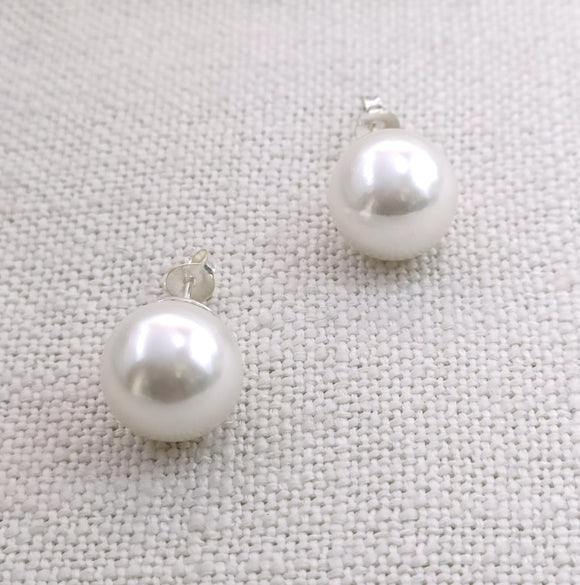 Fresh Water Pearl Silver Studs