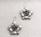 Flower Silver Earrings