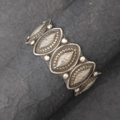 Hand Cuff Silver Bracelet