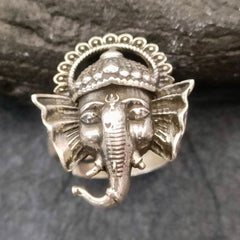 Ganeshji Silver Ring