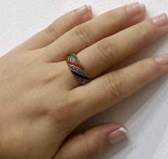Marcasite Silver Ring