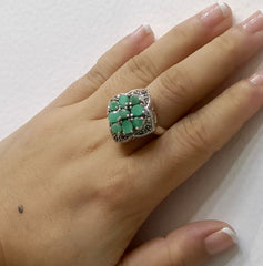 Marcasite Silver Ring