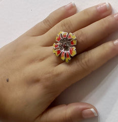 Cocktail Silver Ring