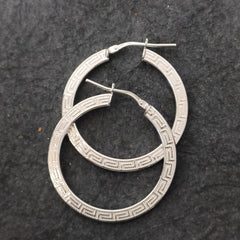 Varsace Baali Silver Earrings