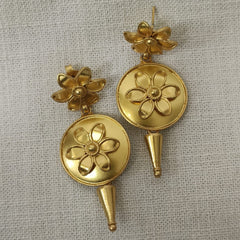 Gold Plated Silver Earrings
