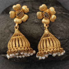 Gold Plated Silver Jhumka
