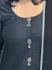 Silver Kurta Buttons