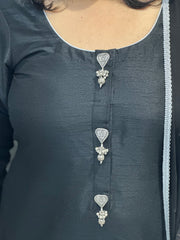Silver Kurta Buttons