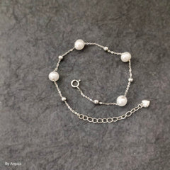 Pearl Silver Bracelet