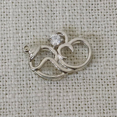 Om Shank Shiv Silver Pendant