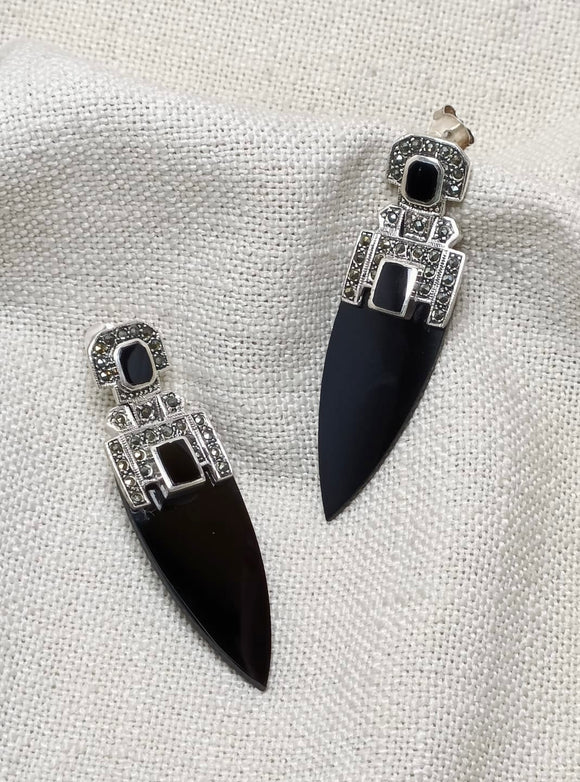 Marcasite Silver Earrings