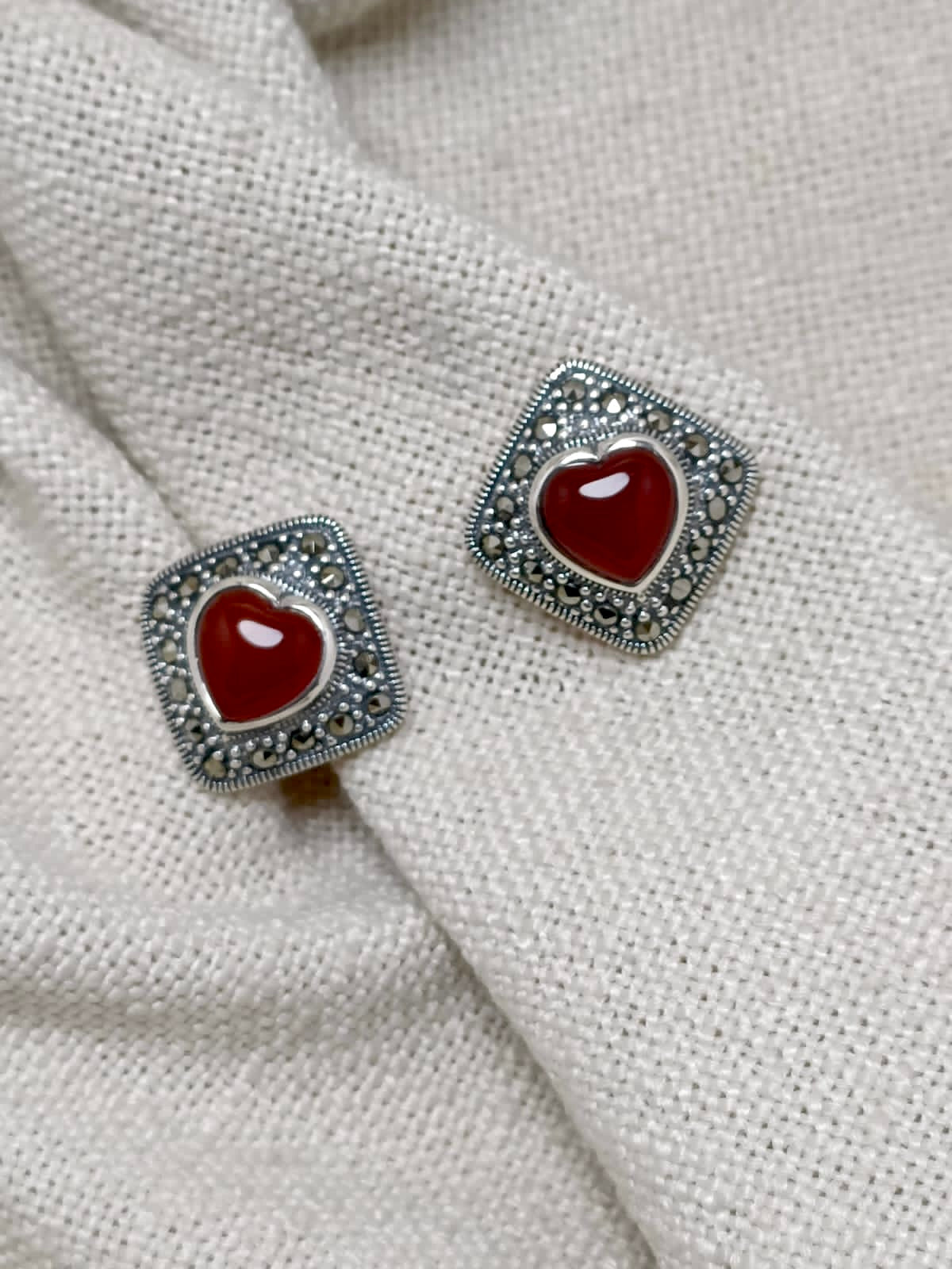 Marcasite Silver Earrings