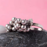 2 Finger Silver Ring - Angaja Silver