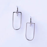 American Diamond Silver Earrings - Angaja Silver