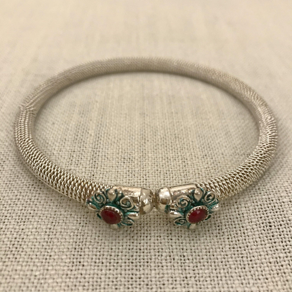 Anklet Kada - Single Piece - Angaja Silver