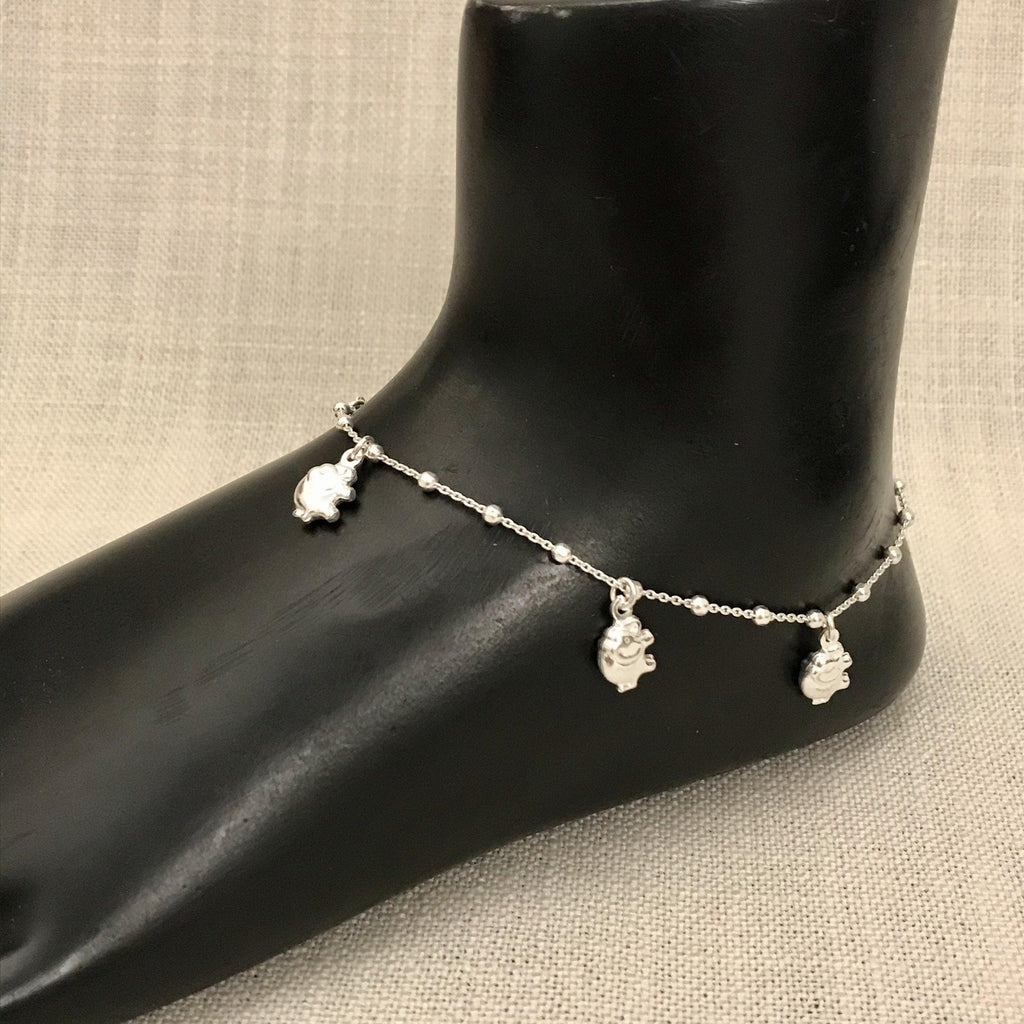 Anklet- Pair - Angaja Silver