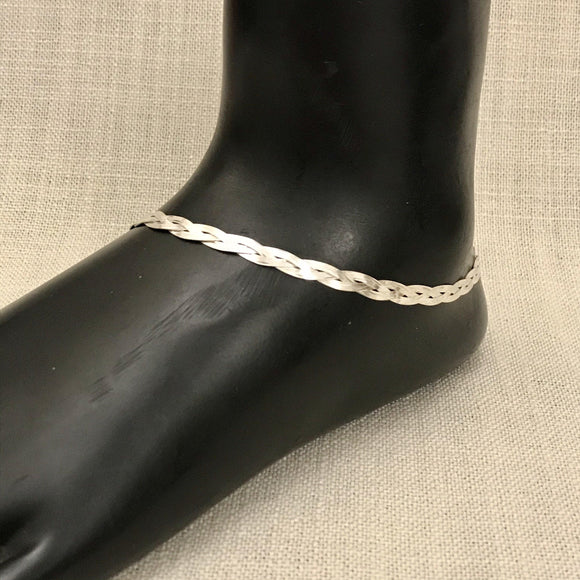 Anklet- Pair - Angaja Silver