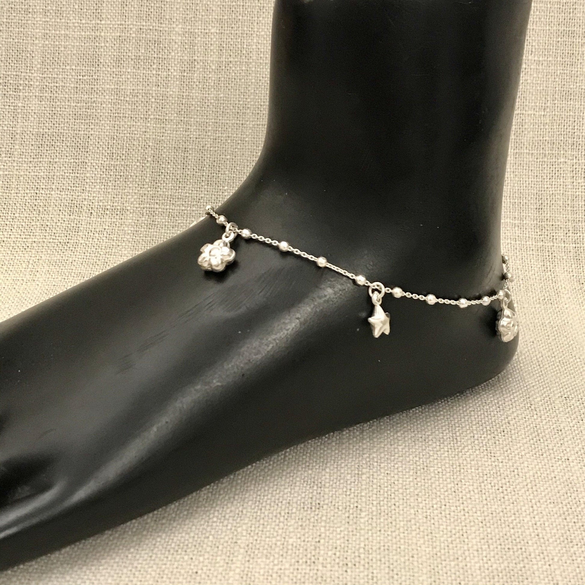 Anklet - Pair - Angaja Silver