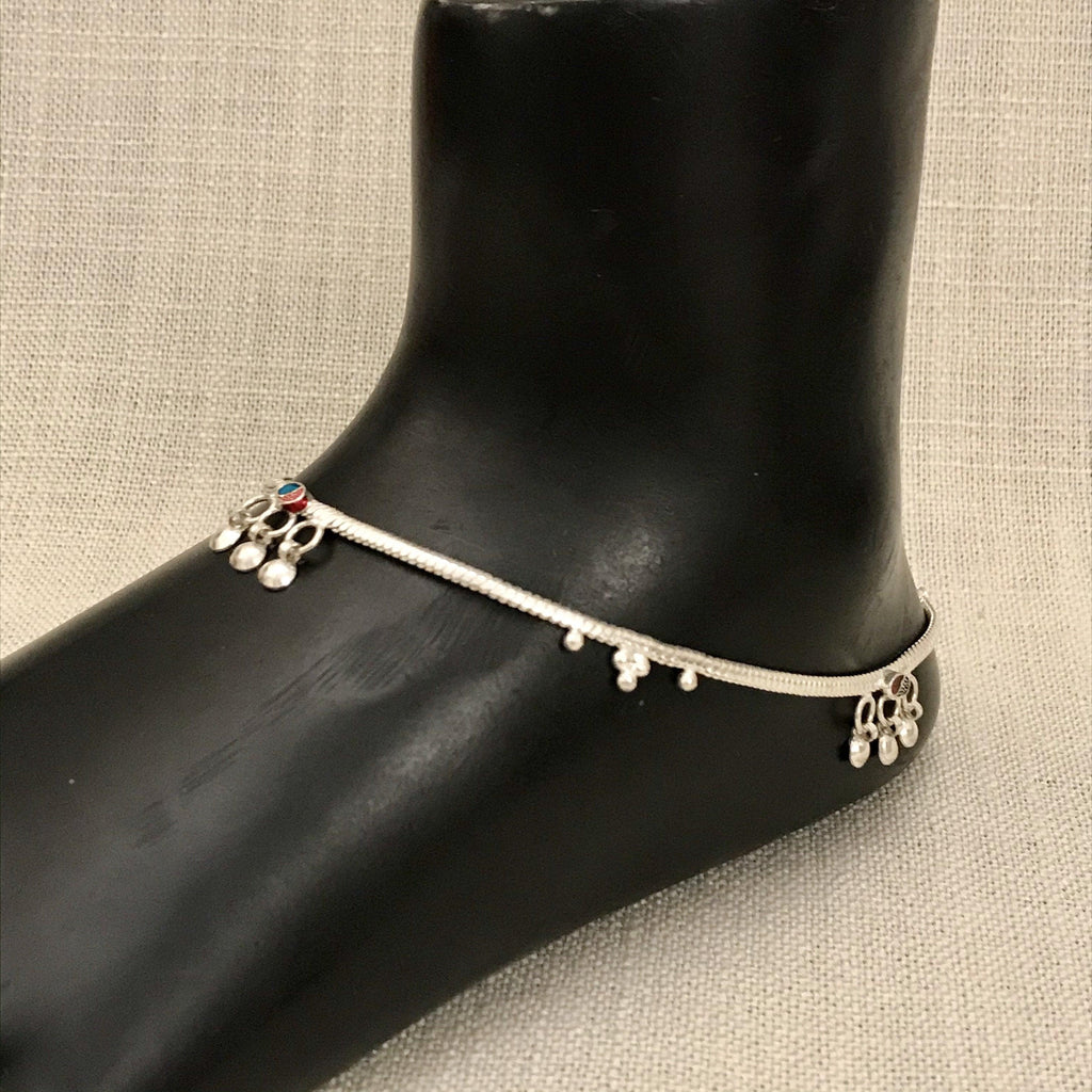 Anklet - Pair - Angaja Silver