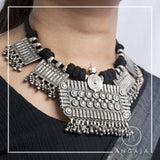Antique Tribal Silver Necklace - Angaja Silver