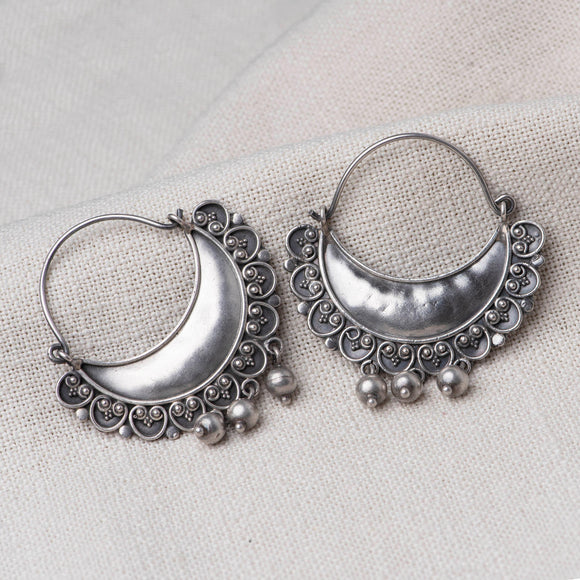 Baali Earrings - Angaja Silver