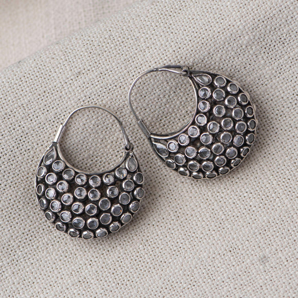 Baali Silver Earrings - Angaja Silver
