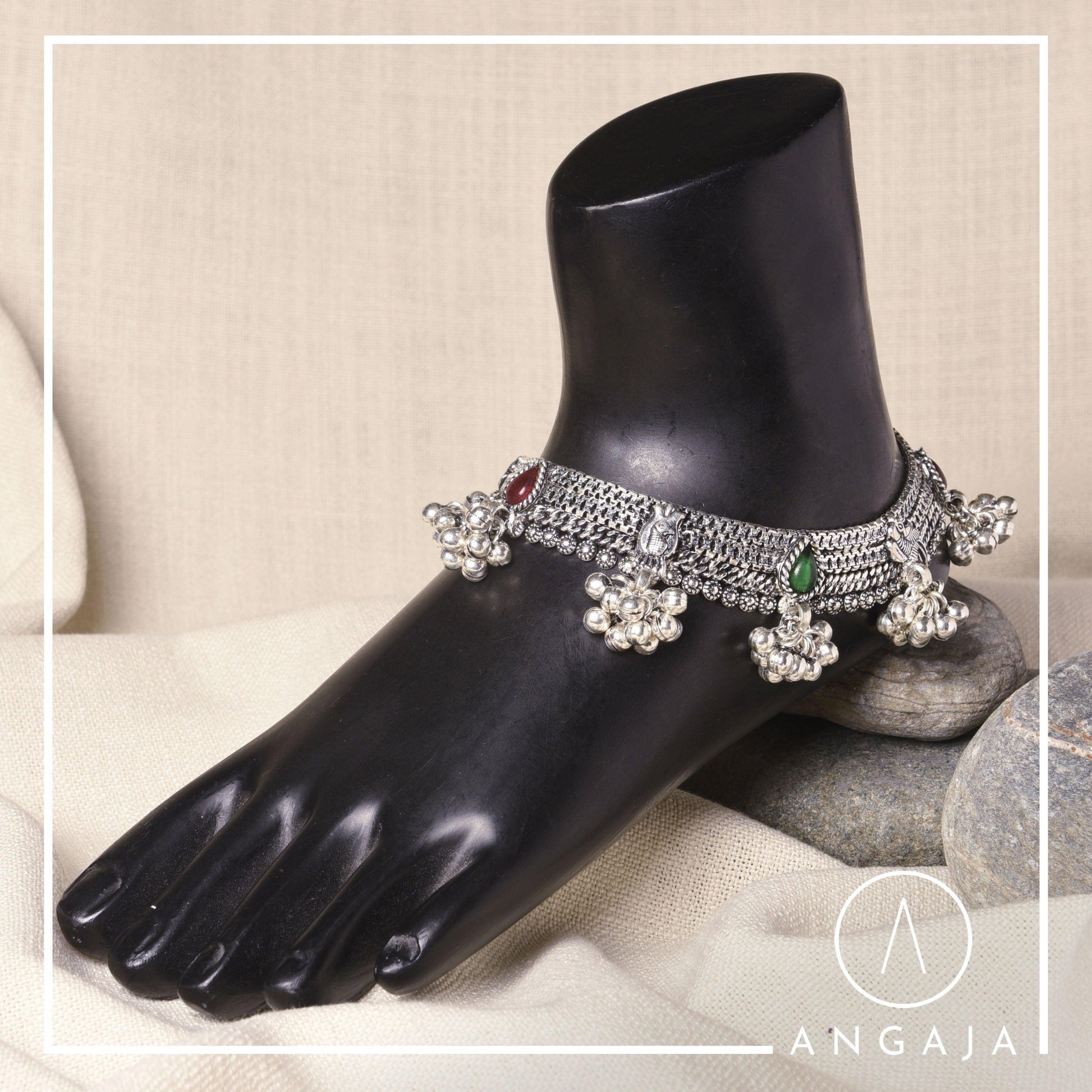 Bridal Pajeb - Angaja Silver