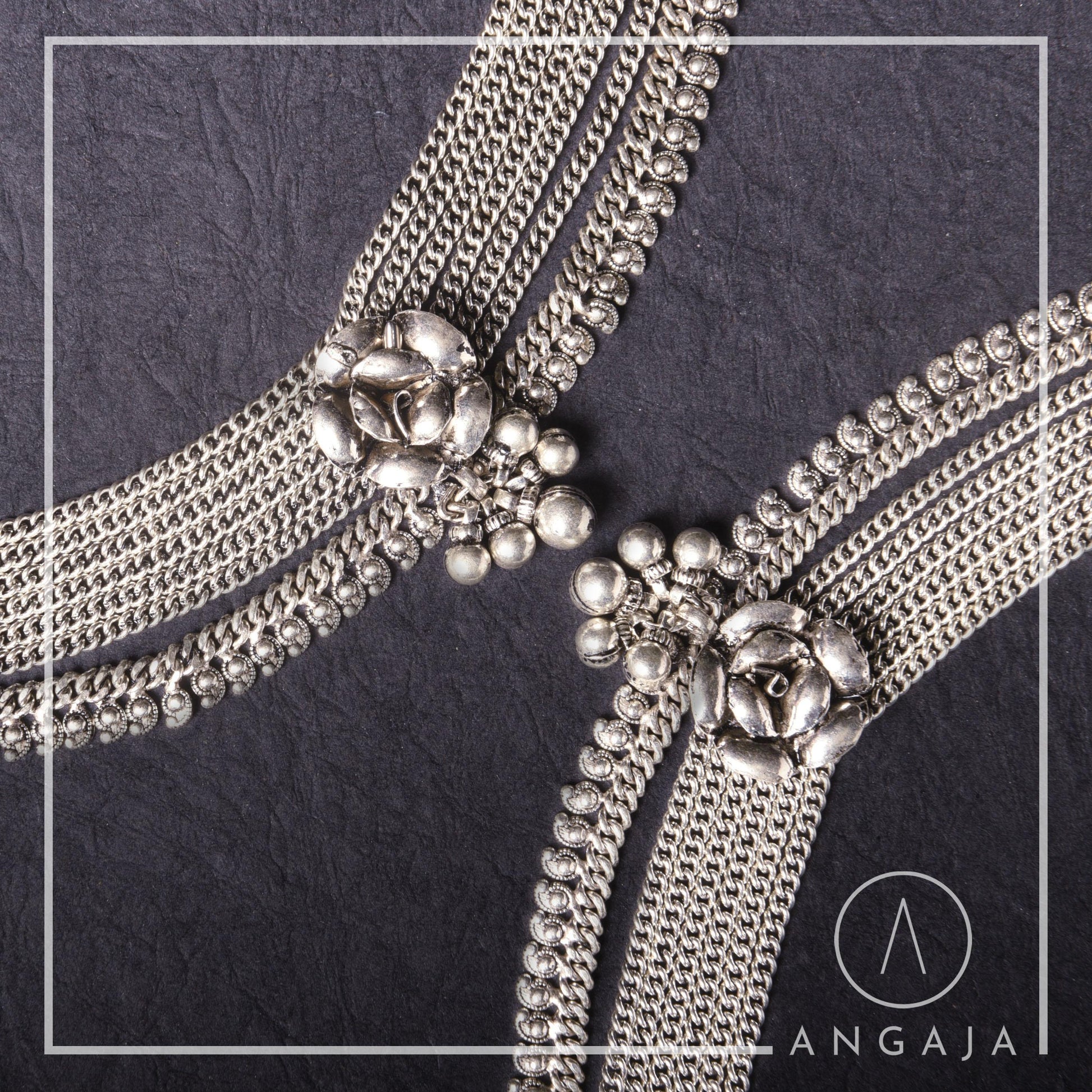 Bridal Pajeb - Angaja Silver