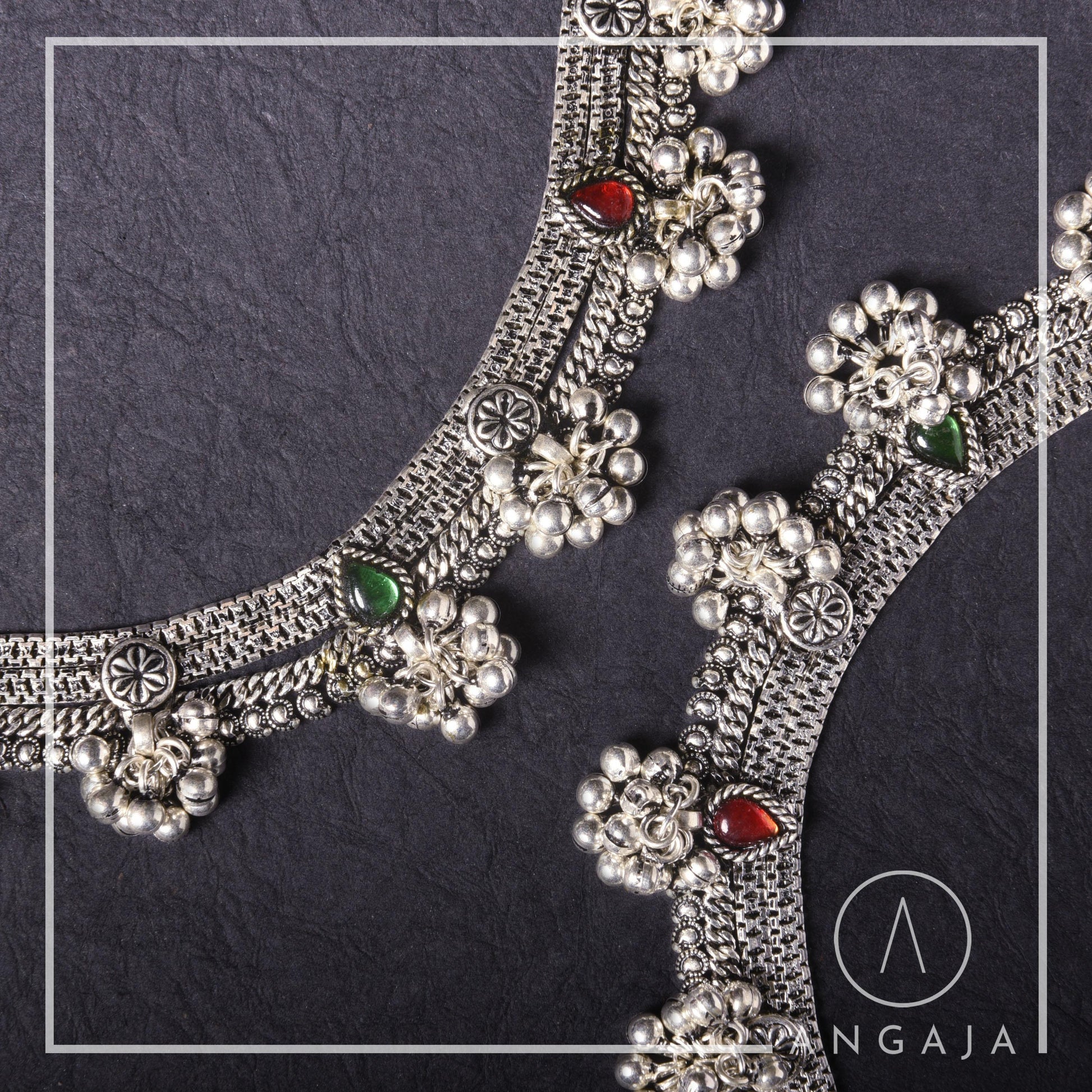 Bridal Pajeb - Angaja Silver