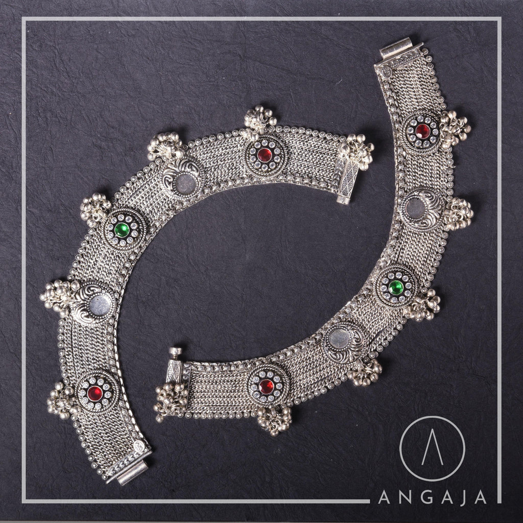 Bridal Pajeb - Angaja Silver