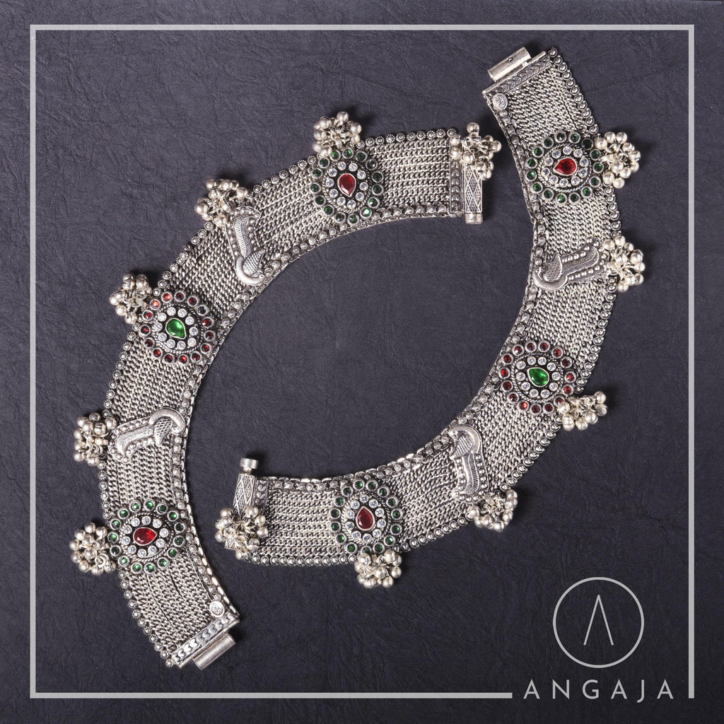 Bridal Pajeb - Angaja Silver